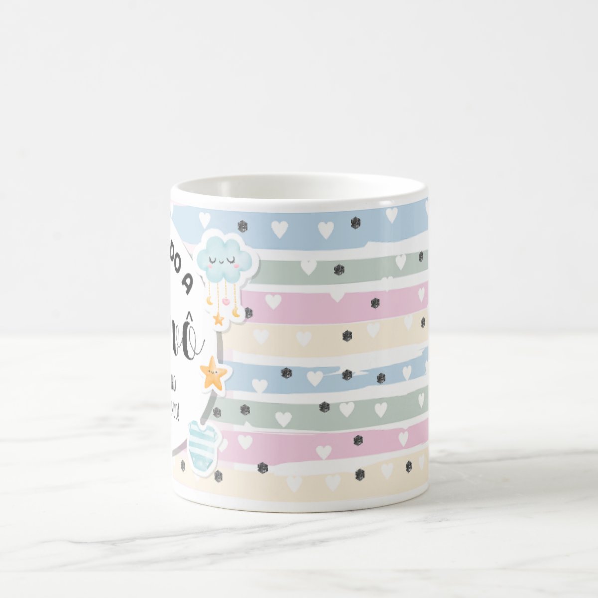 Caneca Presente Gravidez para Tio Avô Tivô Familia Cresceu