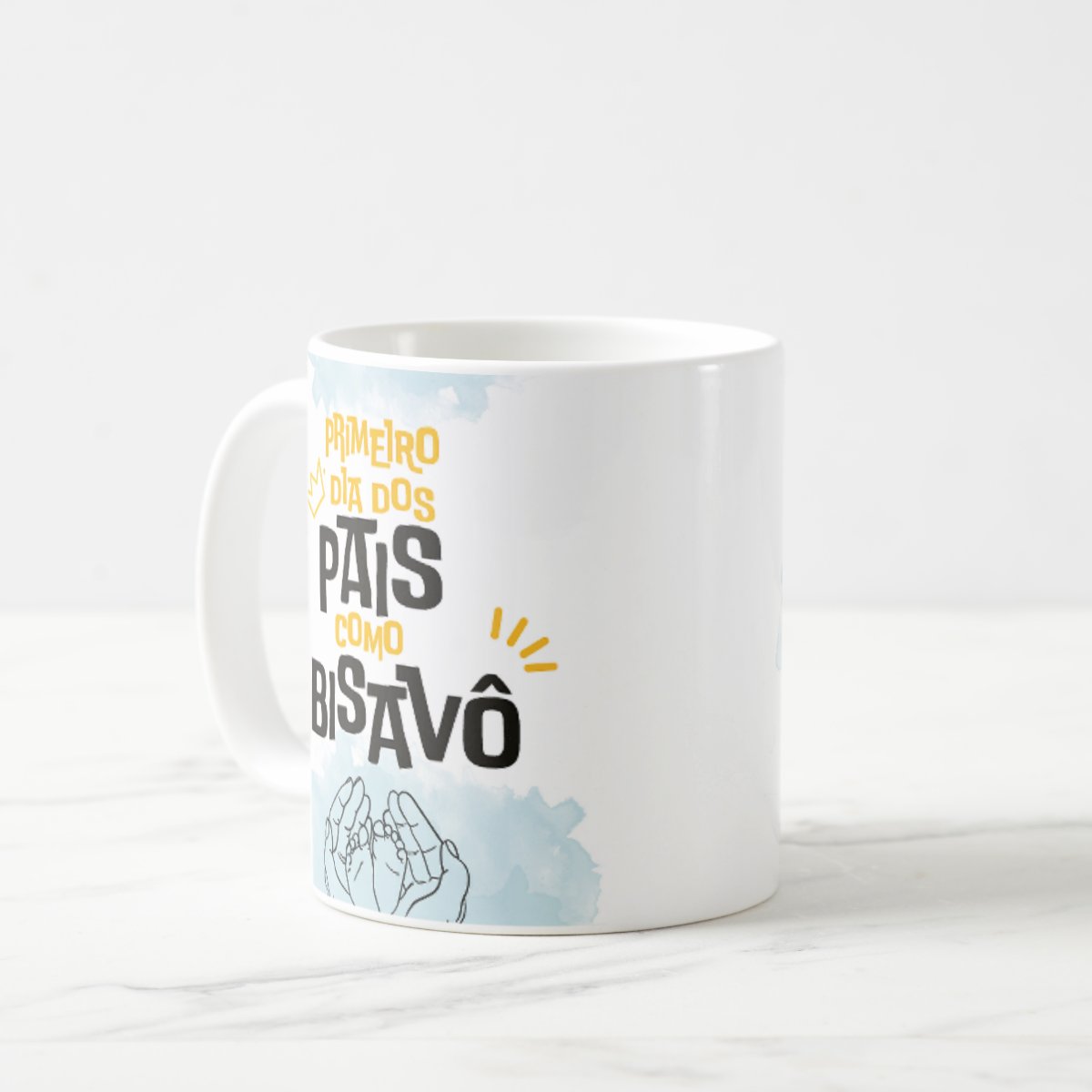 Caneca Personalizada Família Primeiro Dia dos Pais Como Biso