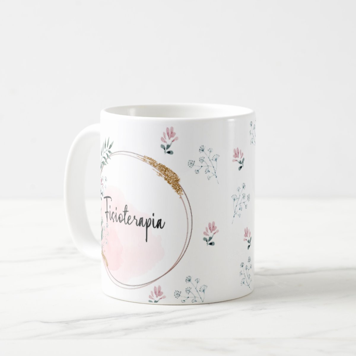 Caneca Feminina Delicada Presente Profissão Fisioterapia