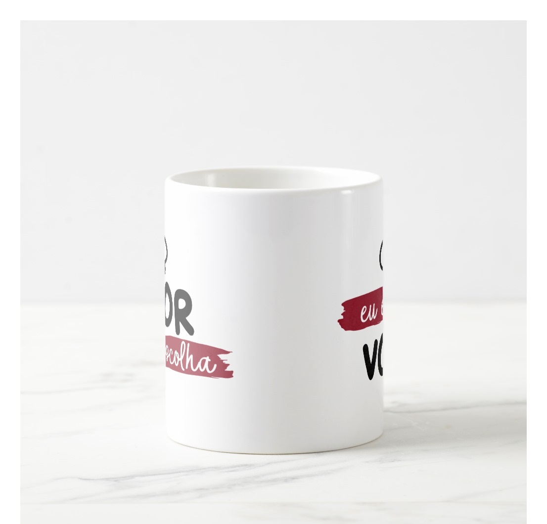 Caneca Personalizada Romântica Frase Amor Dia dos Namorados