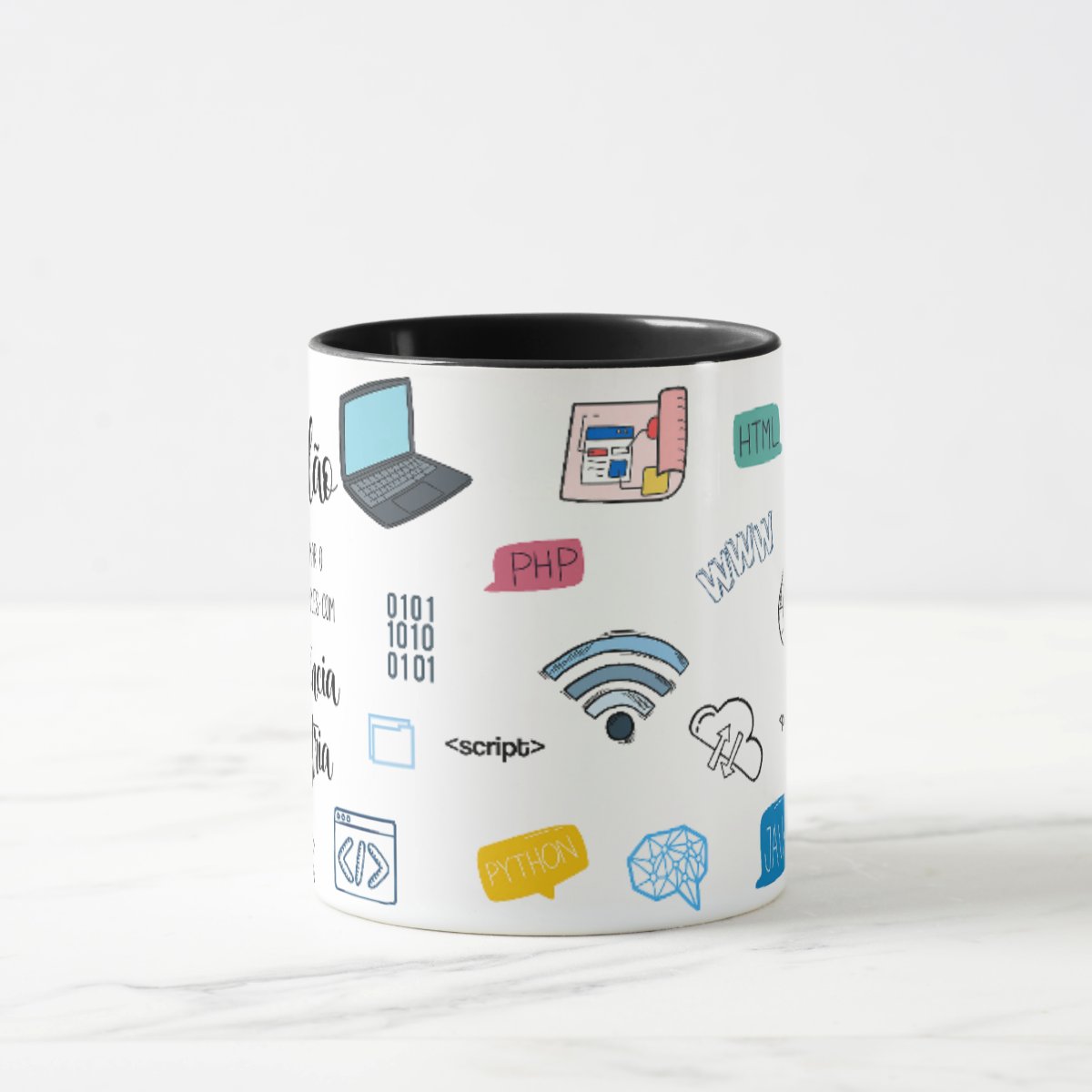 Caneca Profissão Homenagem Empresa Tecnologia Funcionário Ti