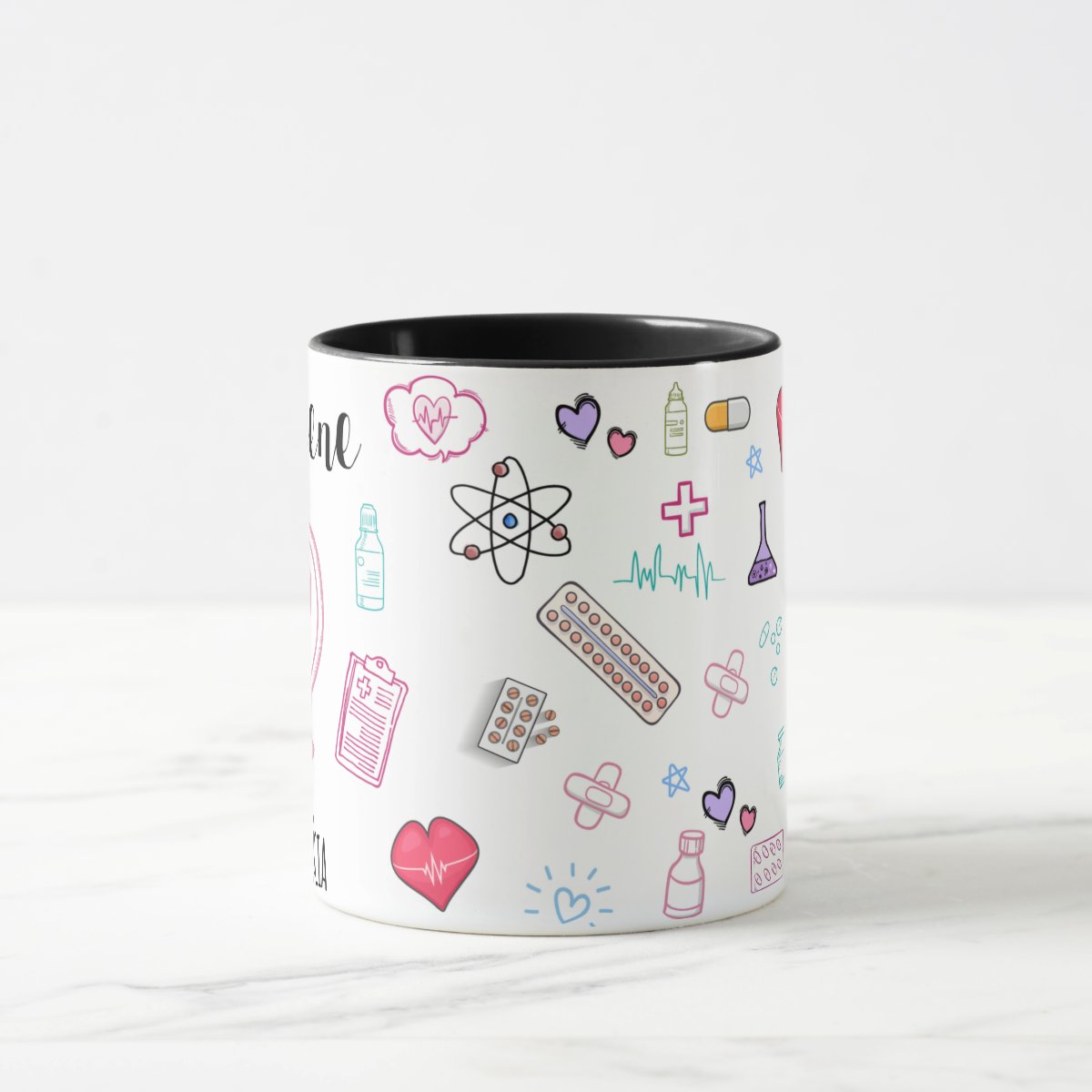 Caneca Profissão Farmácia Presente Criativo Farmacêutica