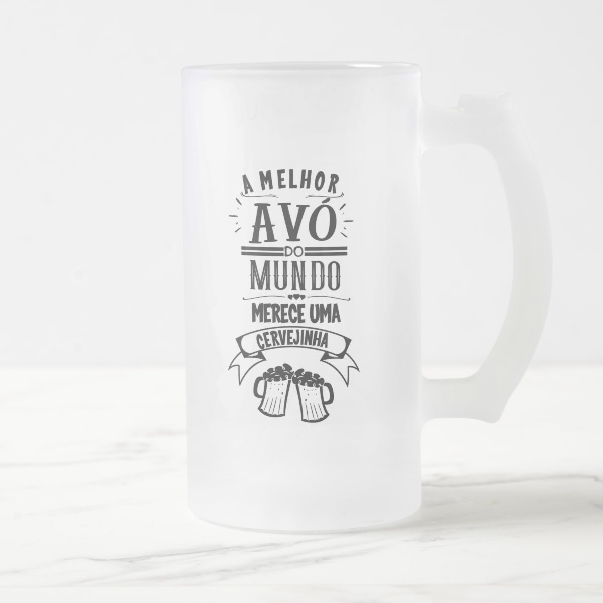 Copo Personalizada Chopp Cerveja Presente a Melhor Avó