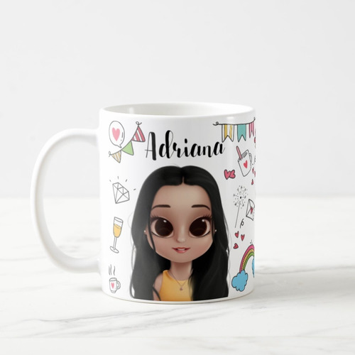 Caneca Personalizada Feminina Presente Feliz Aniversário