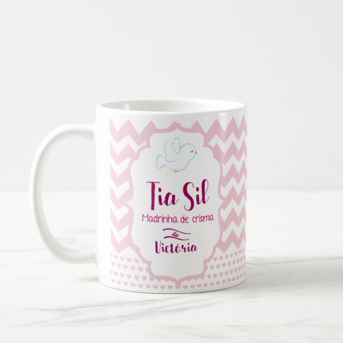 Caneca Personalizada Crisma Presente Especial Madrinha - Batizado (Madrinha)
