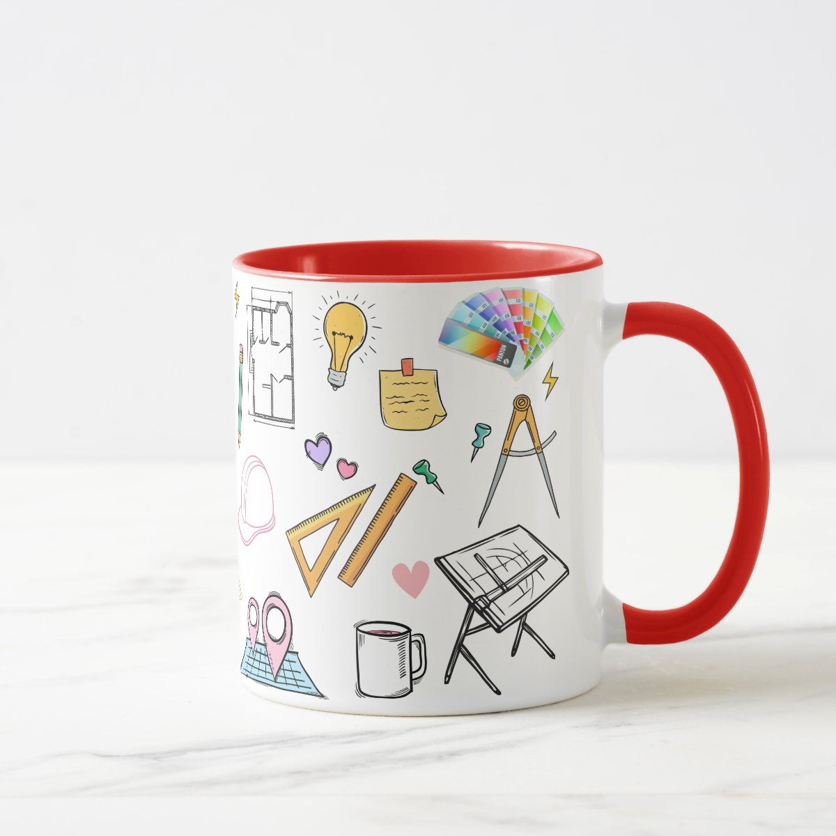 Caneca Personalizada Profissão Arquitetura com Nome e Avatar