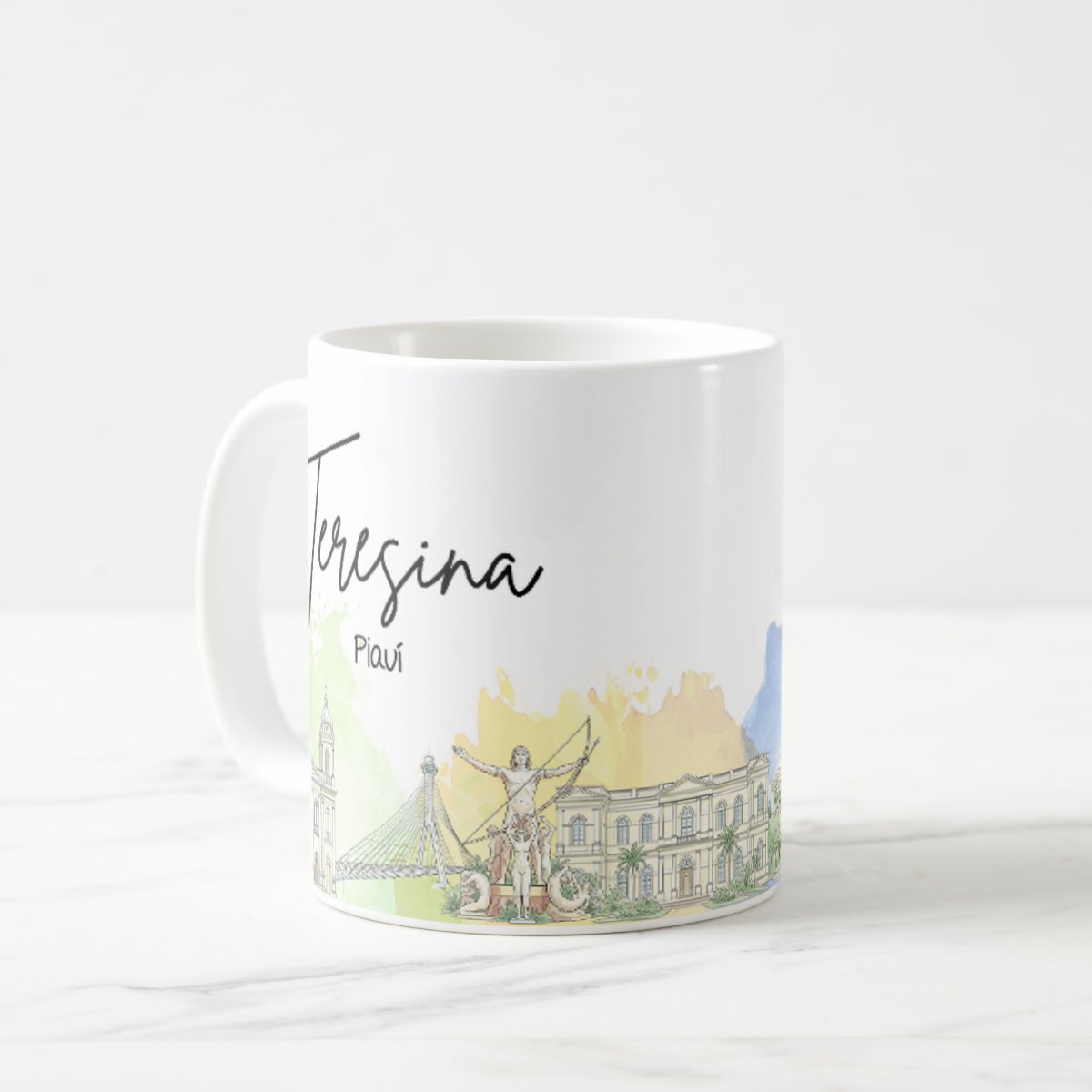 Caneca Personalizada Piauí Lembrança Cidade Teresina