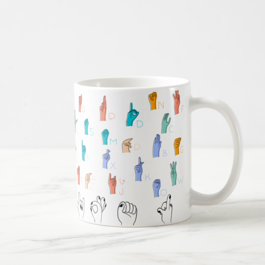  Caneca Professor Libras Presente Personalizada Com Avatar