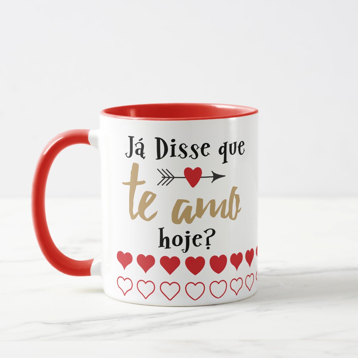 Caneca Presente Romântico Casal Namorados Natal Te Amo