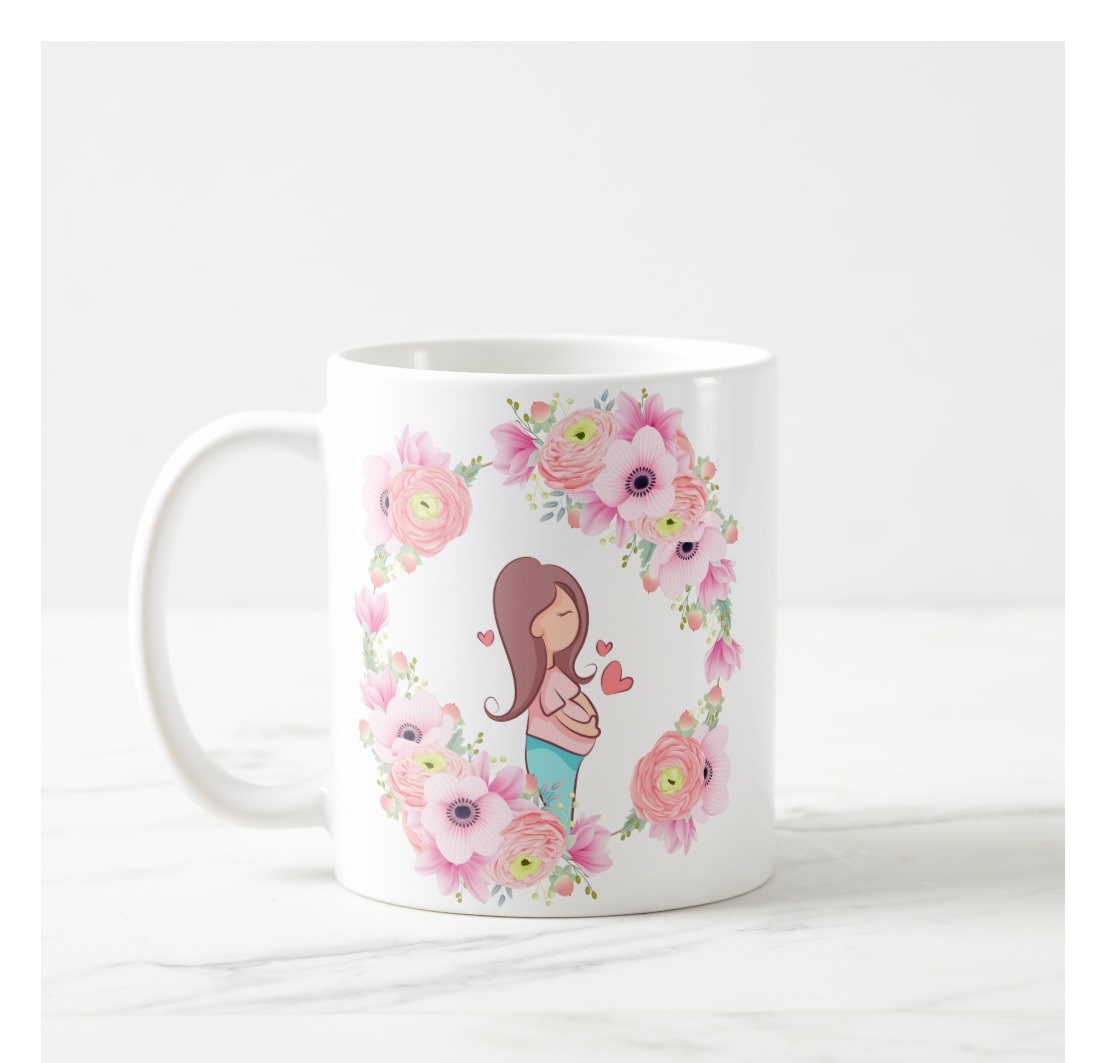 Caneca Personalizada Gestante Presente Amiga Grávida