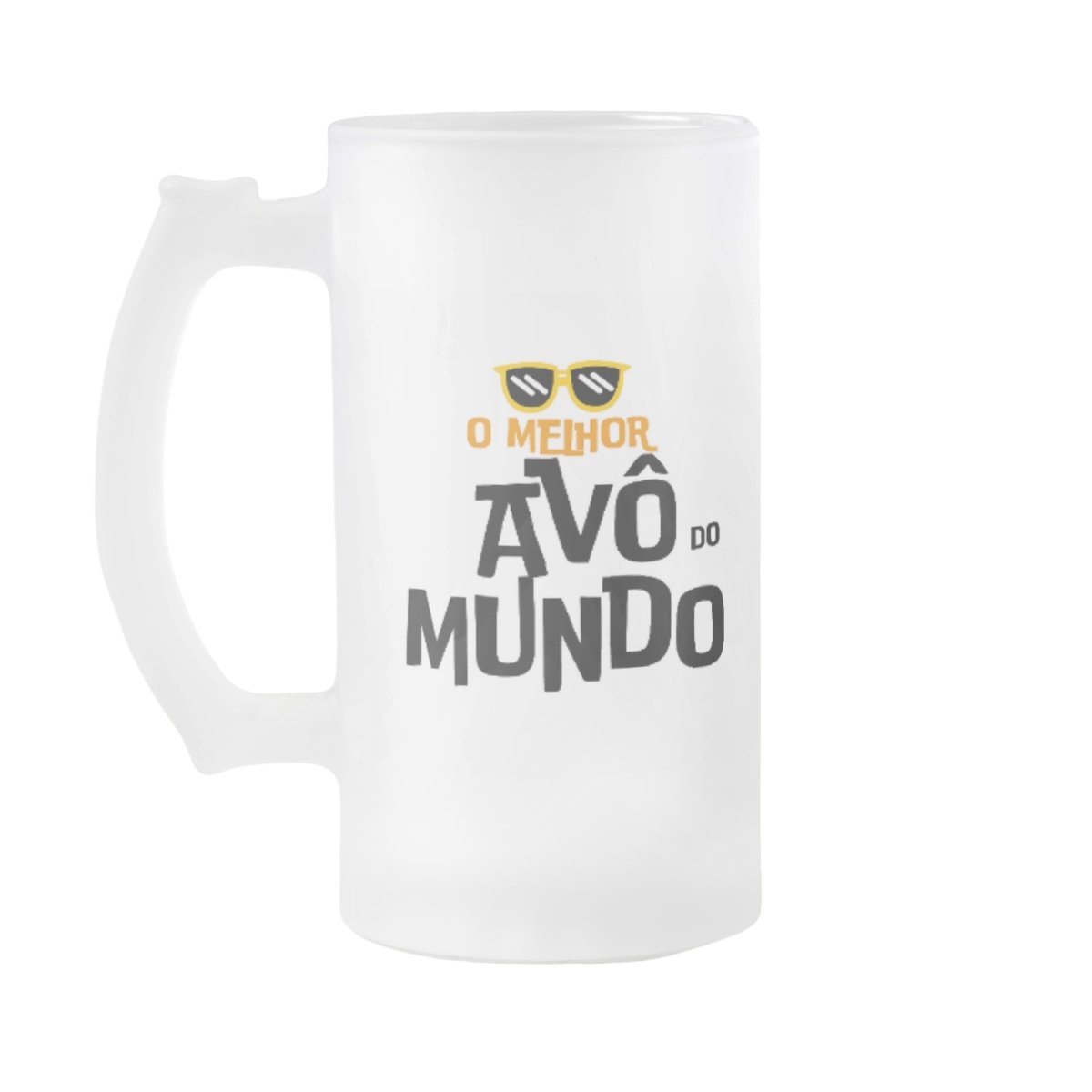 Copo de Cerveja Personalizado Divertido para Melhor Avô