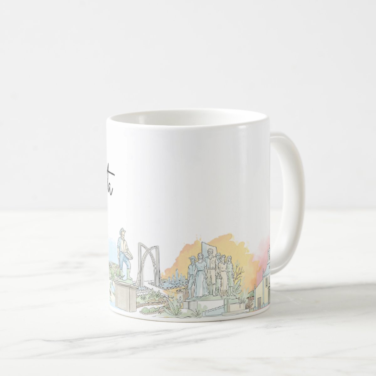 Caneca Personalizada Roraima Lembrança Cidade Boa Vista