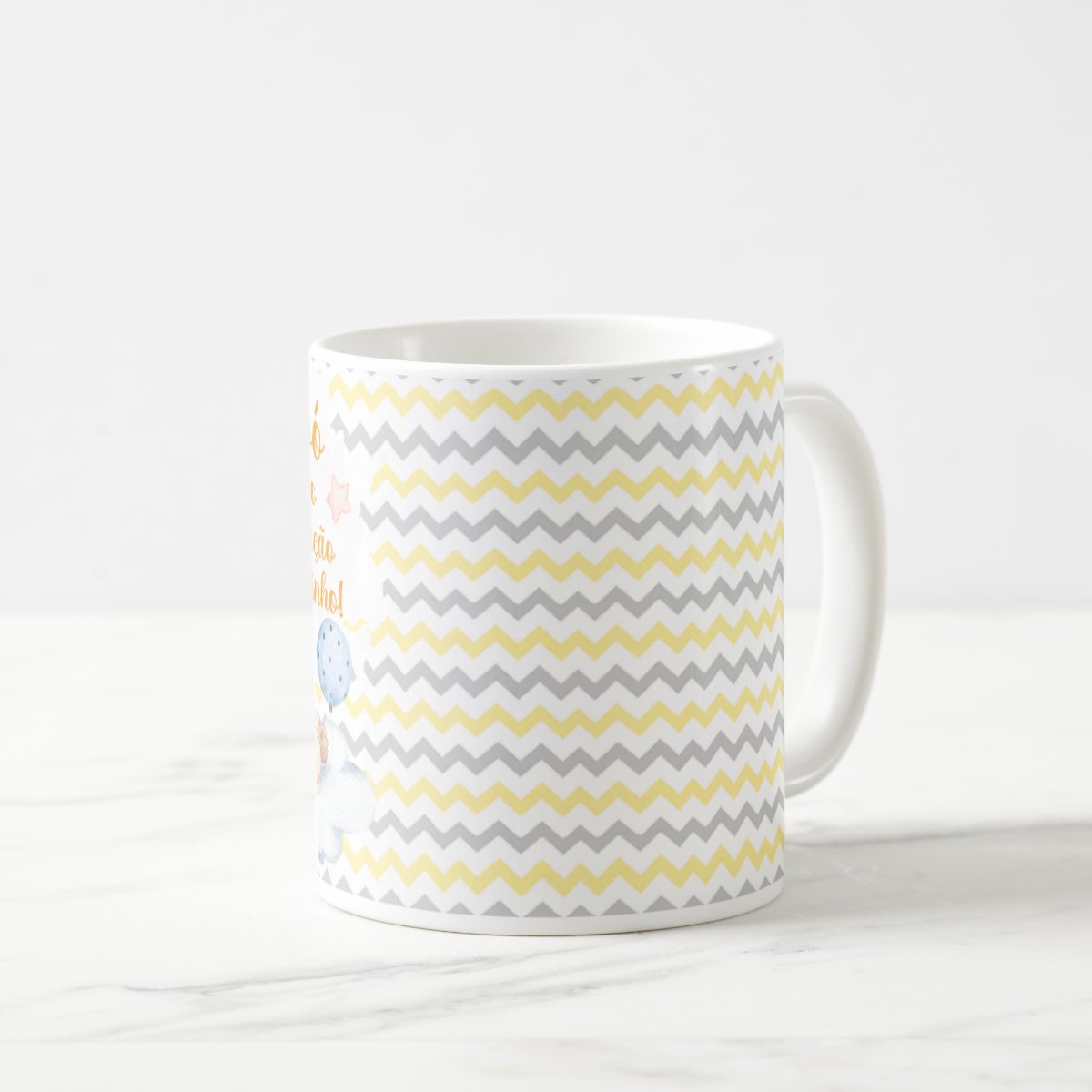 Caneca Surpresa Gravidez Grávida Tia Titia Estou a Caminho