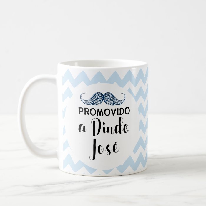 Kit 2 Canecas Personalizada com Nomes Dindo e Dinda Batizado
