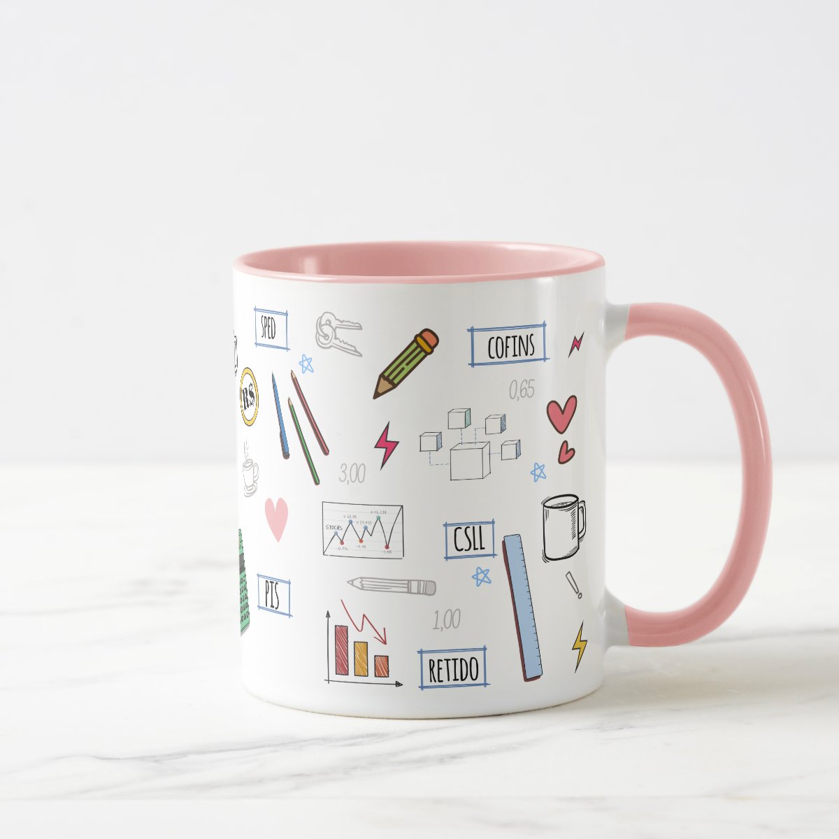 Caneca Presente Criativo Contadora Contabilidade Fiscal