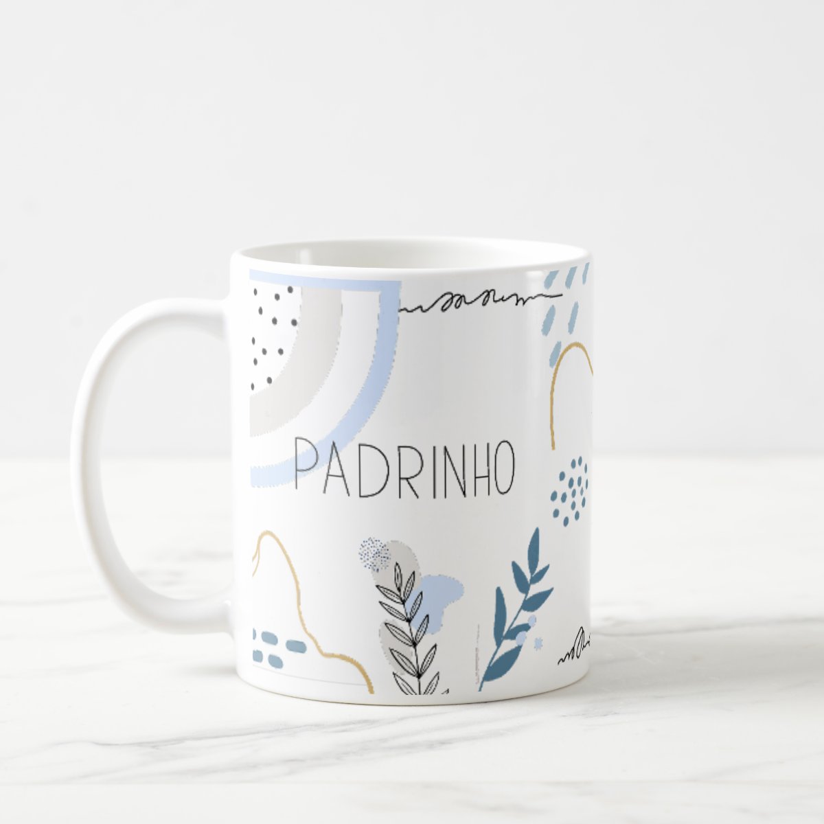 Caneca Masculina Padrinho Presente Especial Familia - Família (Padrinho)