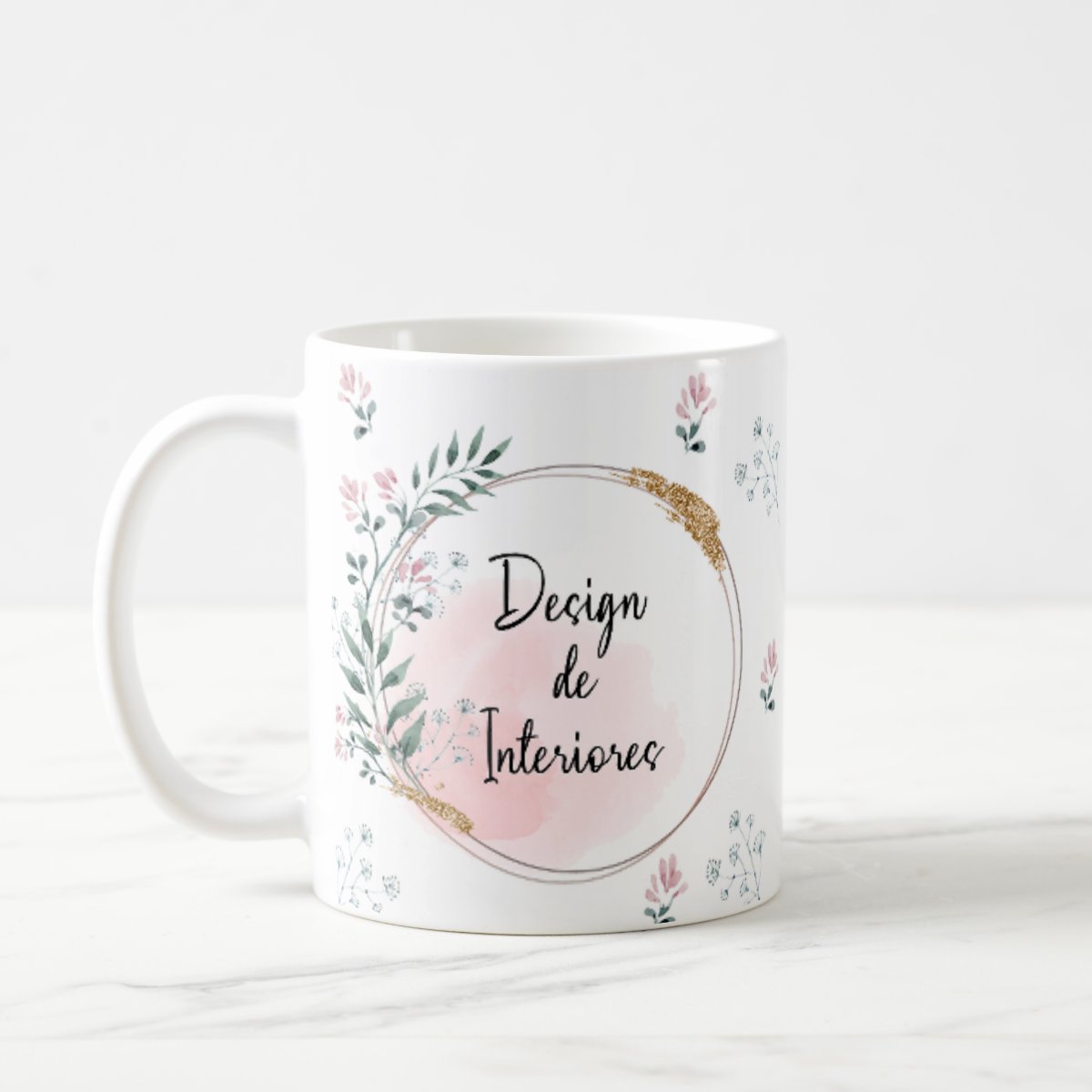 Caneca Feminina Delicada Presente Profissão Design Interior - Profissões ( Profissão Design Interior)