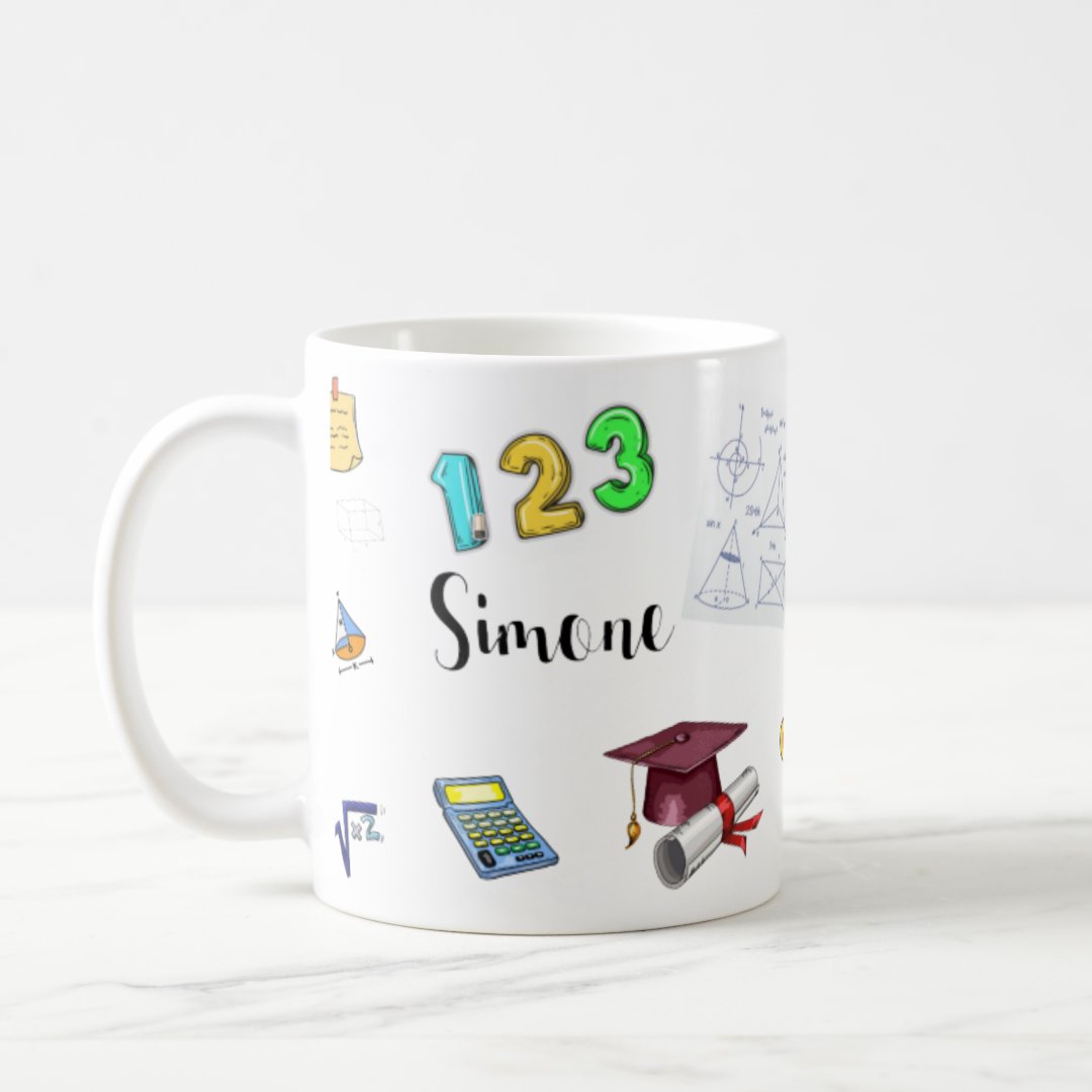 Caneca Personalizada Presente Profissão Professor Matemática