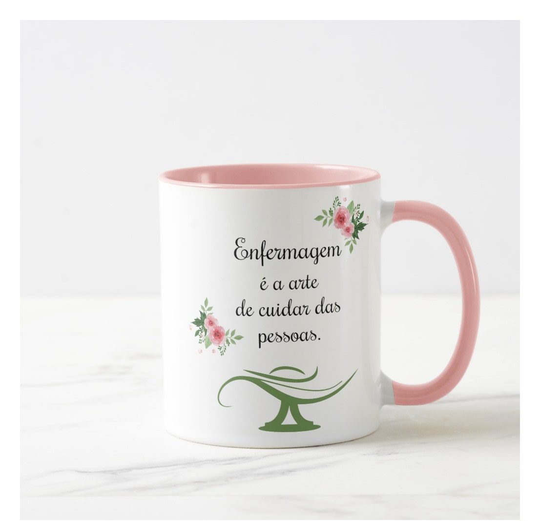 Caneca Personalizada Enfermagem Profissão Enfermeira