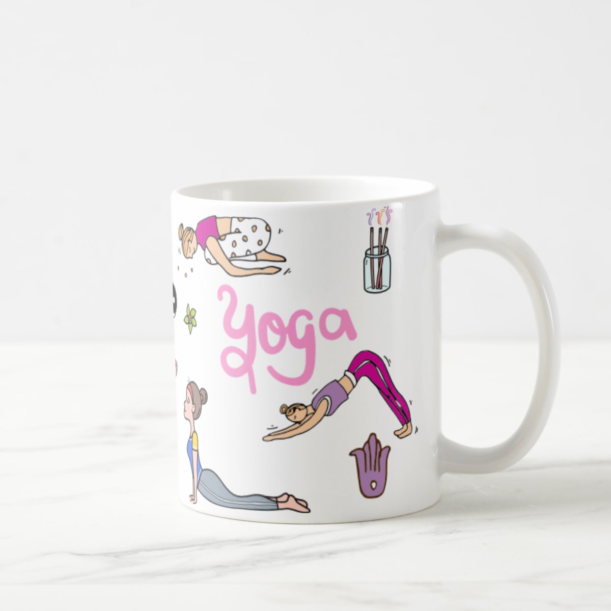 Caneca Professor Ioga Yoga Presente Pronta Entrega