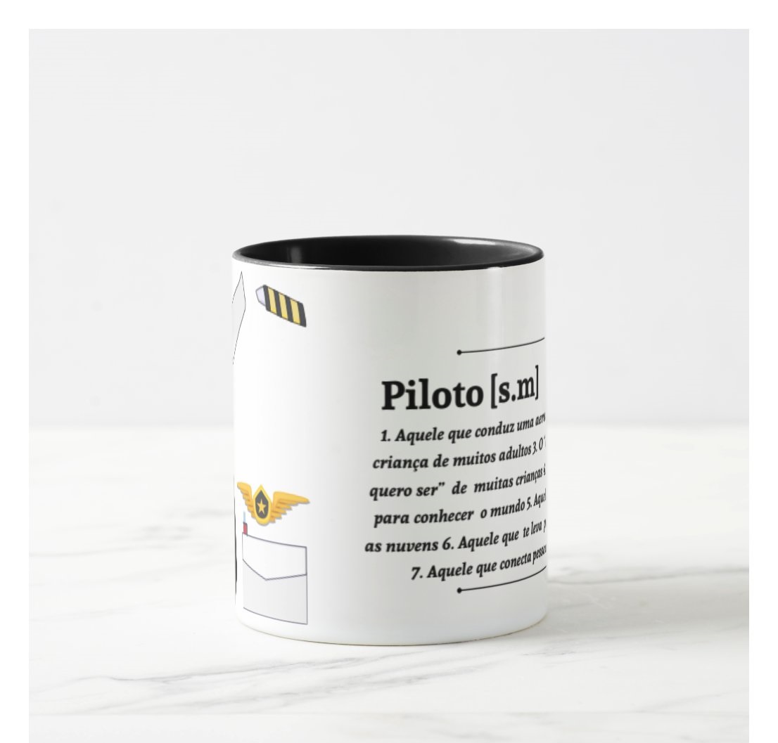 Caneca Personalizada Profissão Aviação Presente Piloto