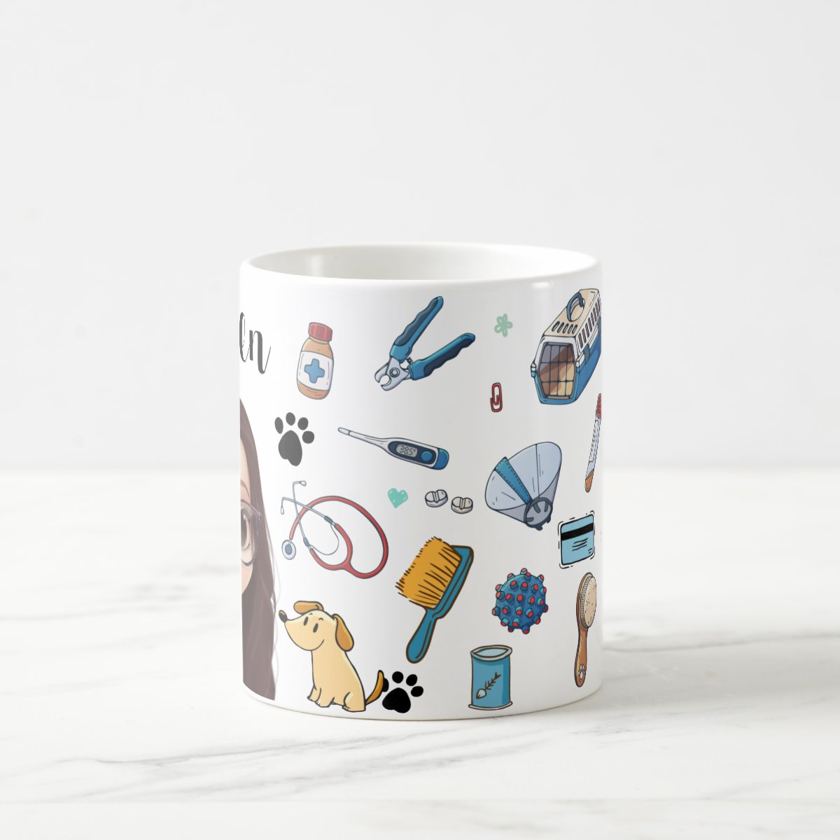 Caneca Personalizada para Profissionais Medicina Veterinária