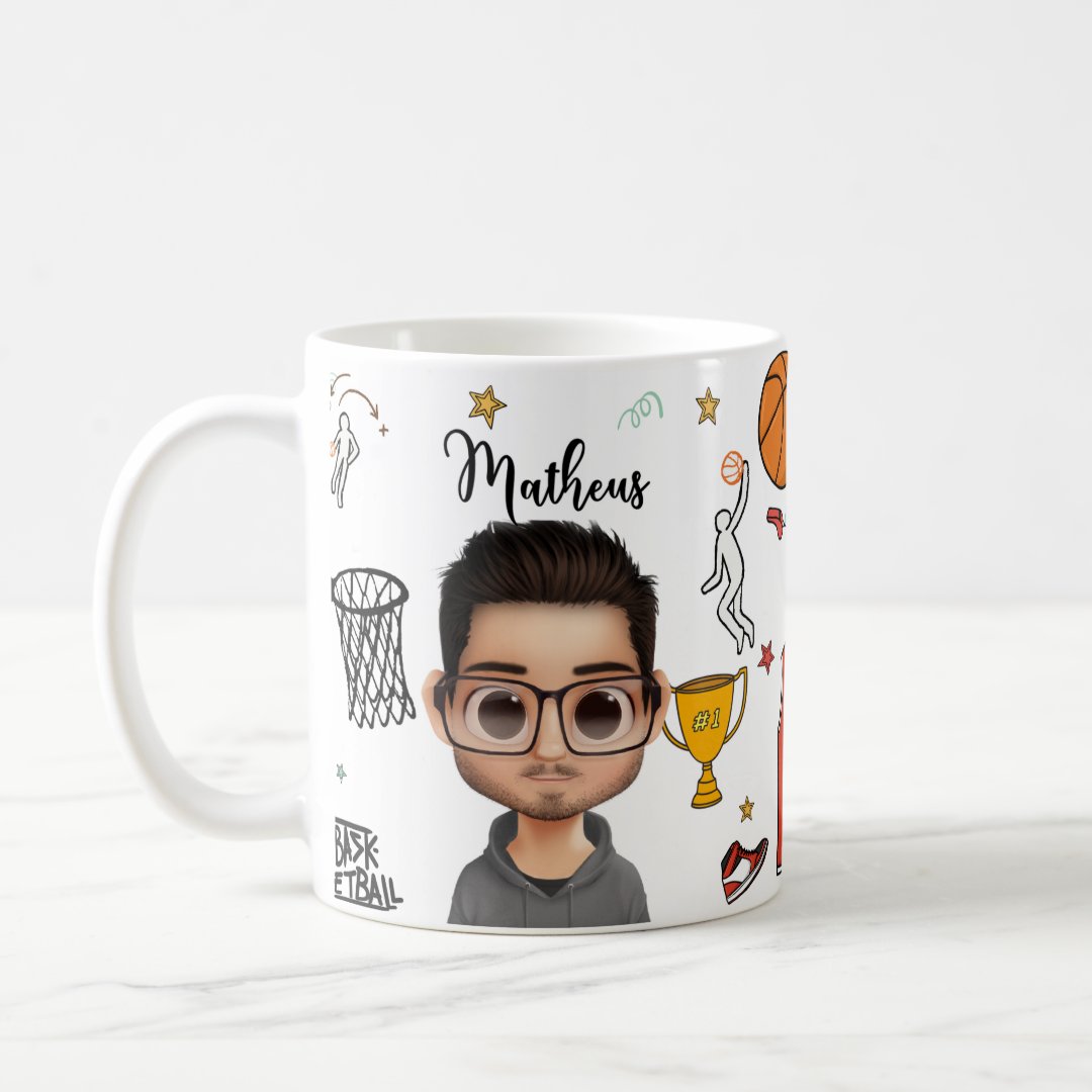 Caneca Basquete Presente Especial Professor Técnico Basquete