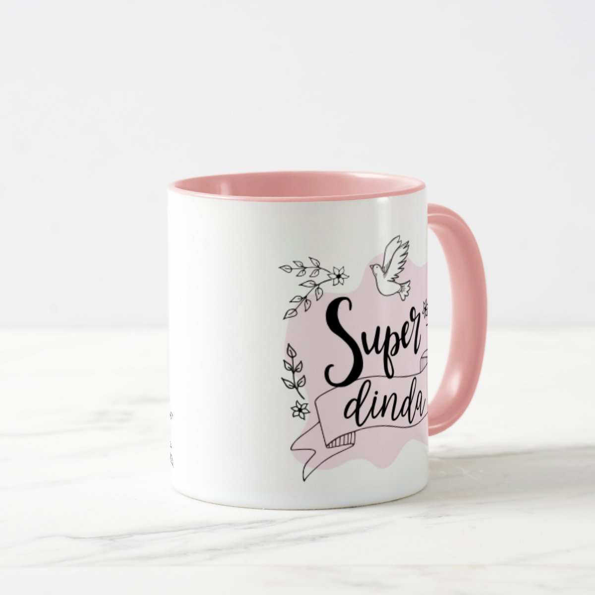 Caneca Personalizada Presente Criativo Madrinha Super Dinda
