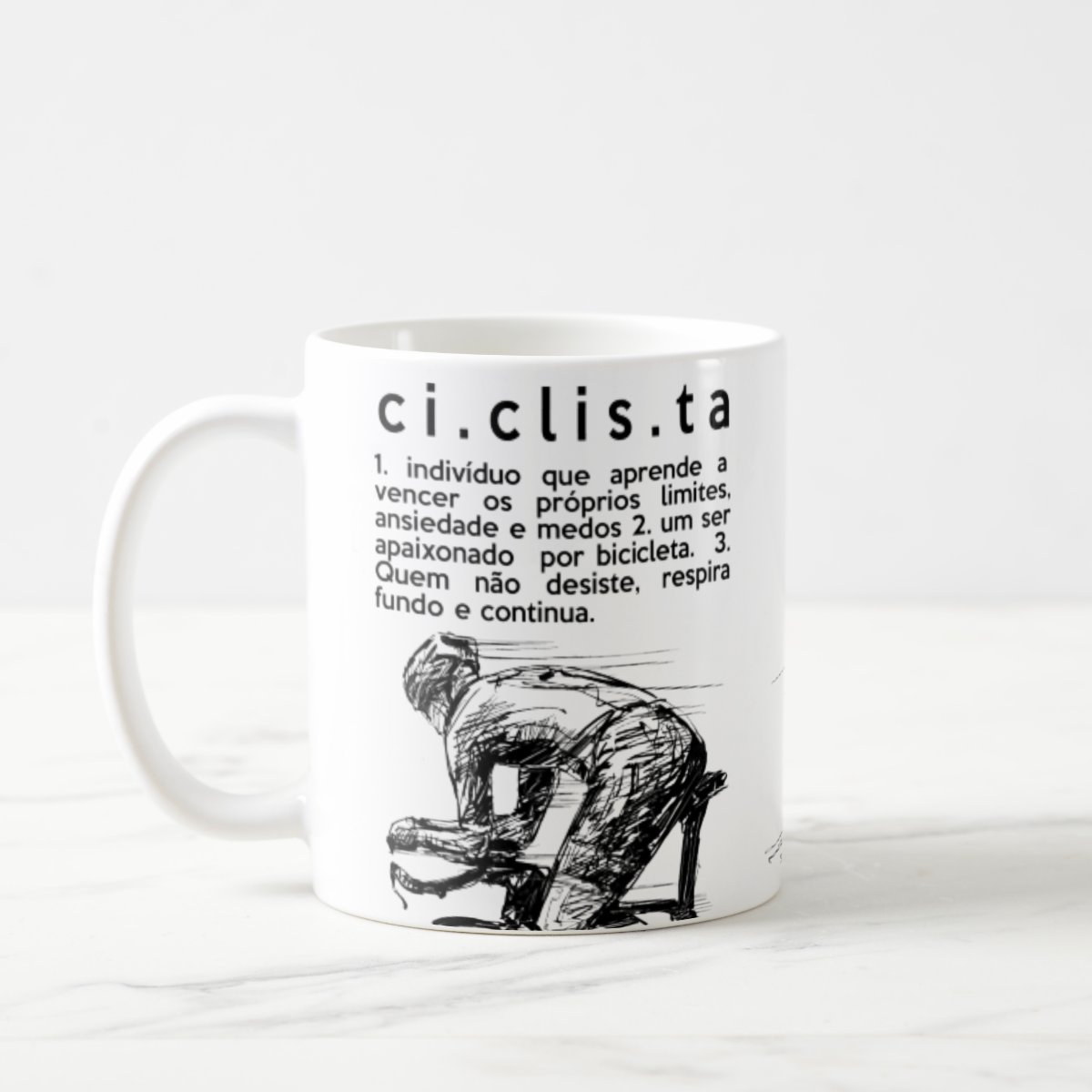 Caneca Ciclista Presente Criativo Significado Hobbies Bike Pronta Entrega - Hobbies (Ciclista)