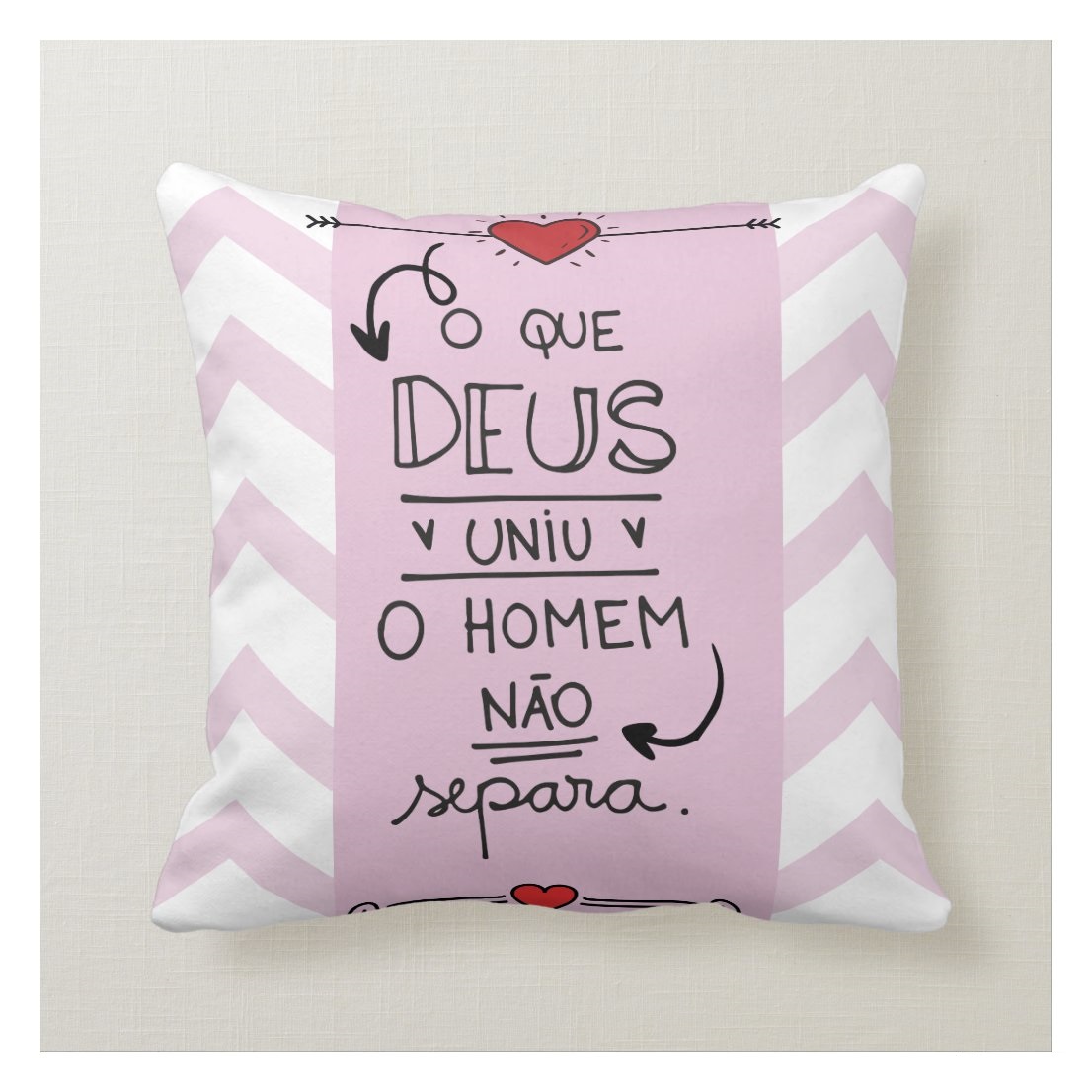 Almofada Decorativa Dia dos Namorados para Namorada - Outros (Casal)