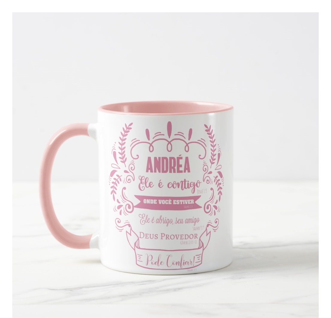 Caneca Personalizada Feminina Com Versículos Bíblicos - Religioso (biblia)