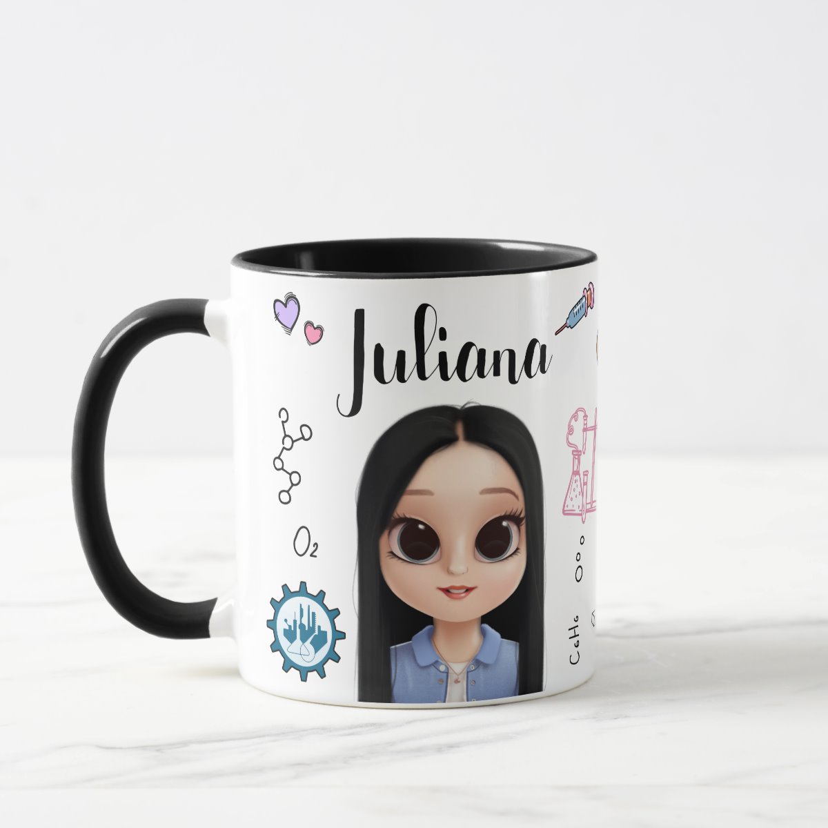 Caneca Profissão Engenharia Química Presente Engenheiros - Profissões (Engenheiro(a))