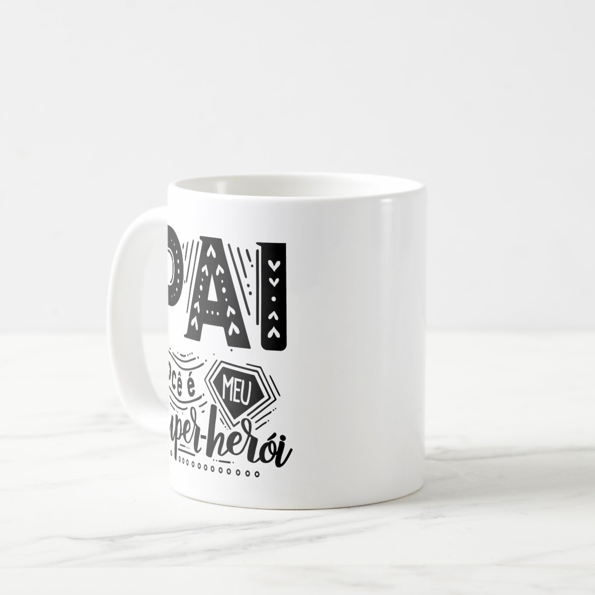 Caneca Presente Dia Dos Pais Pai Super - Herói