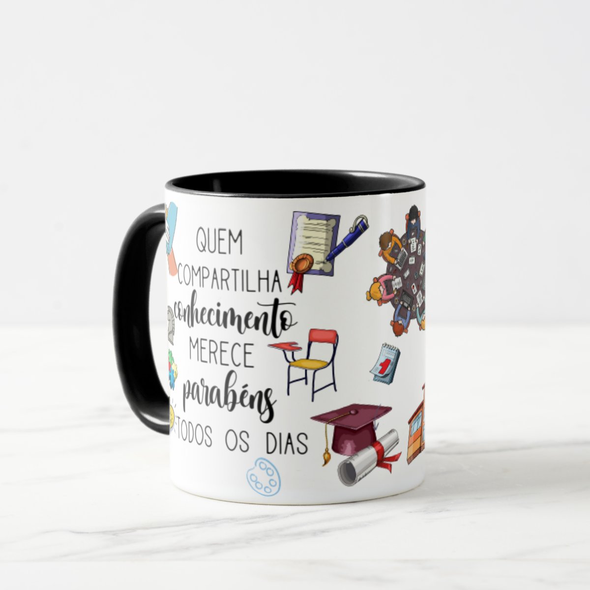 Caneca Presente Escola Aluno Dia dos Professores