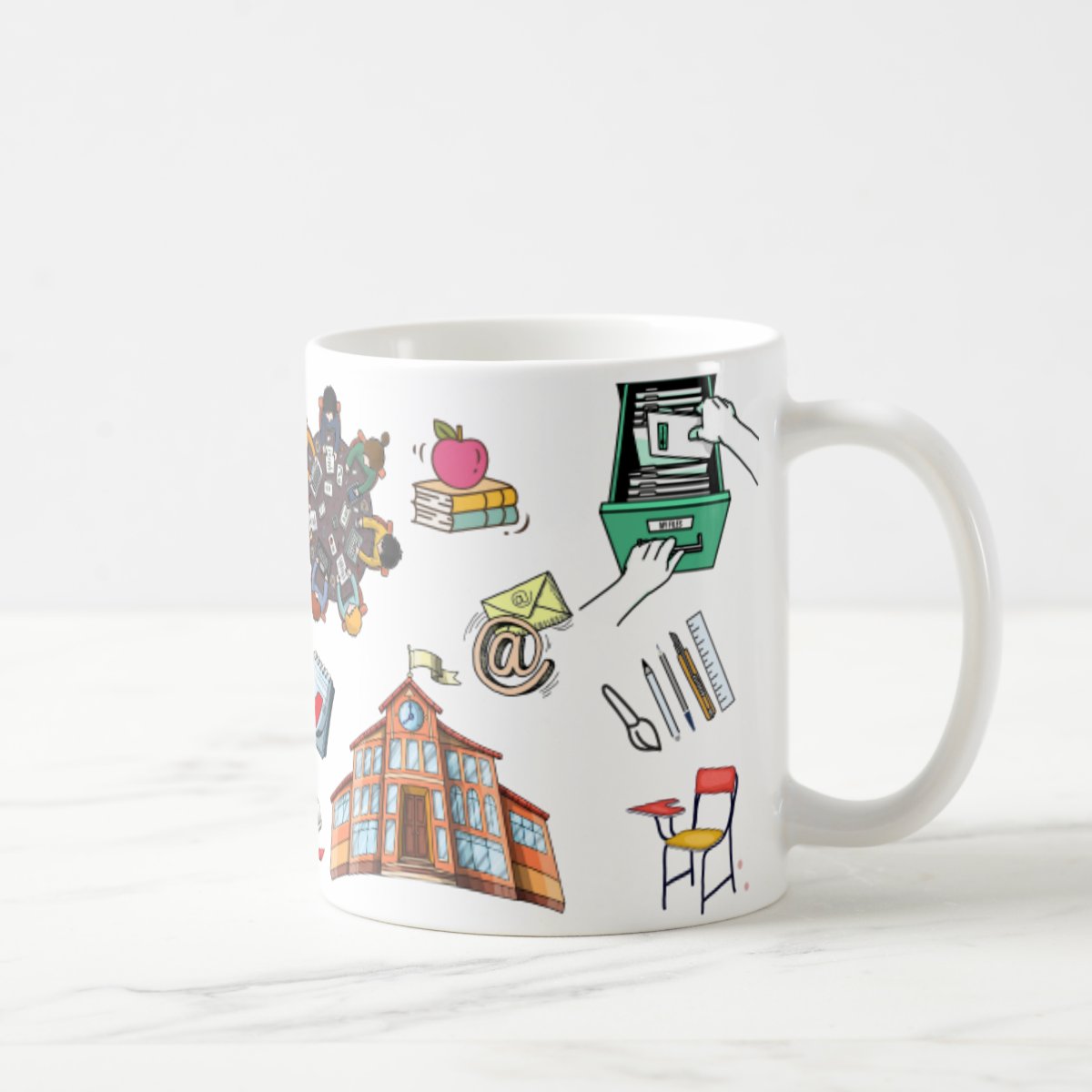 Caneca Presente Dia Dos Professores Para Secretaria Escolar
