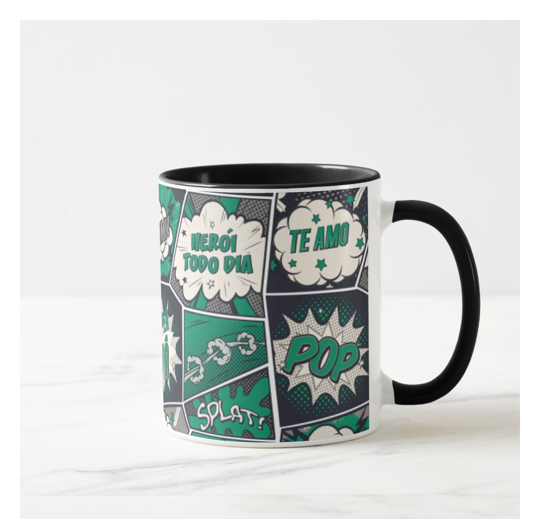 Caneca Super Vô Presente Especial Super Herói Vovô Vô
