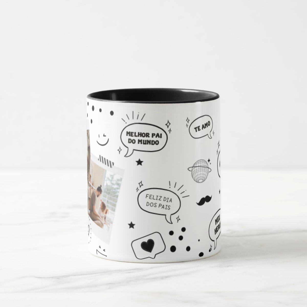 Caneca Personalizada Especial para Dia dos Pais com Foto