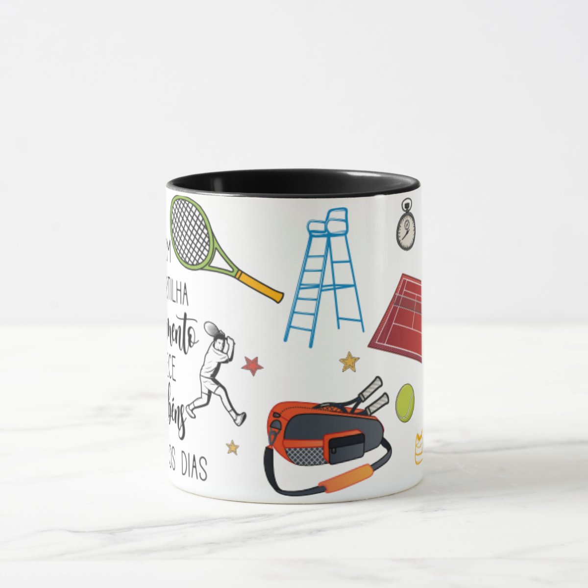 Caneca Presente Dia Dos Professores Professora De Tênis