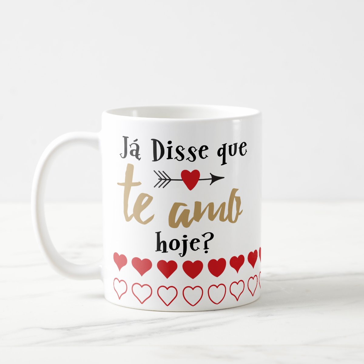 Caneca Presente Dia dos Namorados Natal Ja Disse Que Te Amo