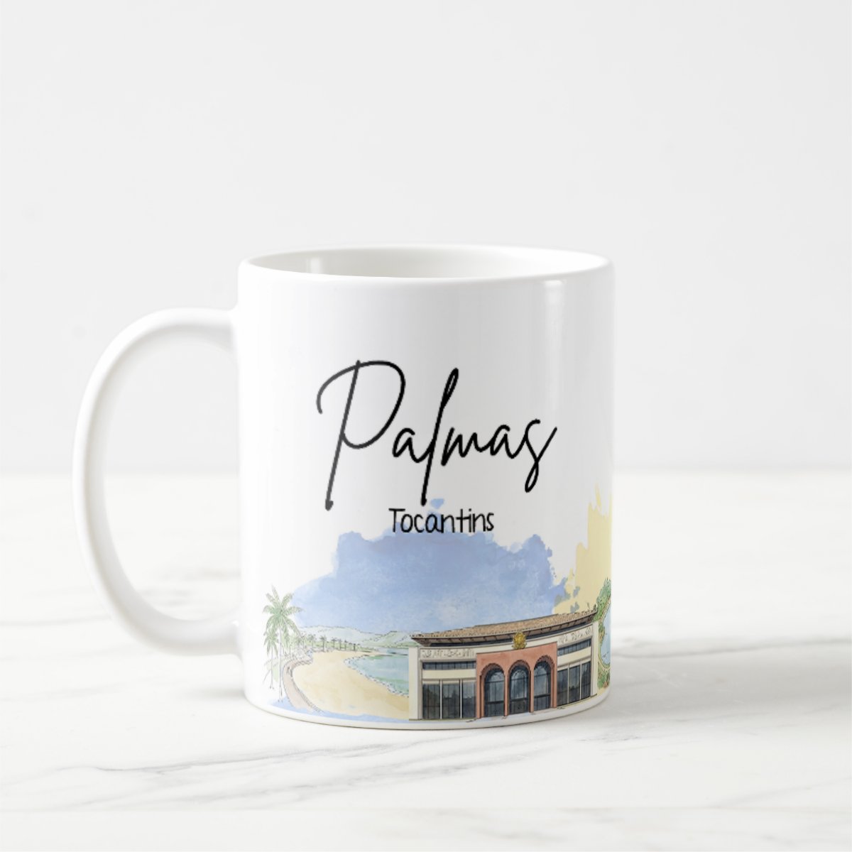 Caneca Personalizada Tocantins Lembrança Cidade Palmas