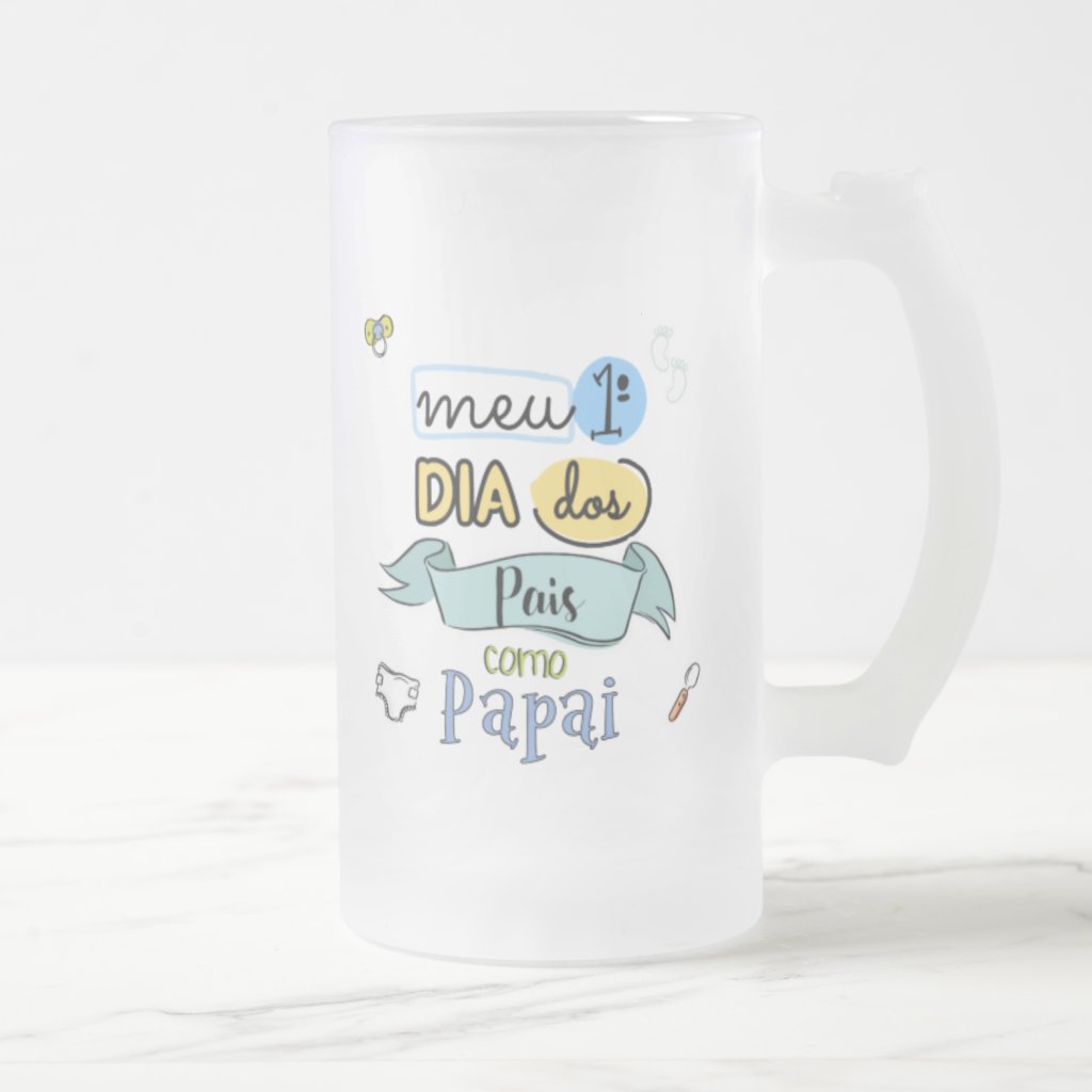 Copo De Cerveja Personalizado Com Frase - Dia Dos Pais