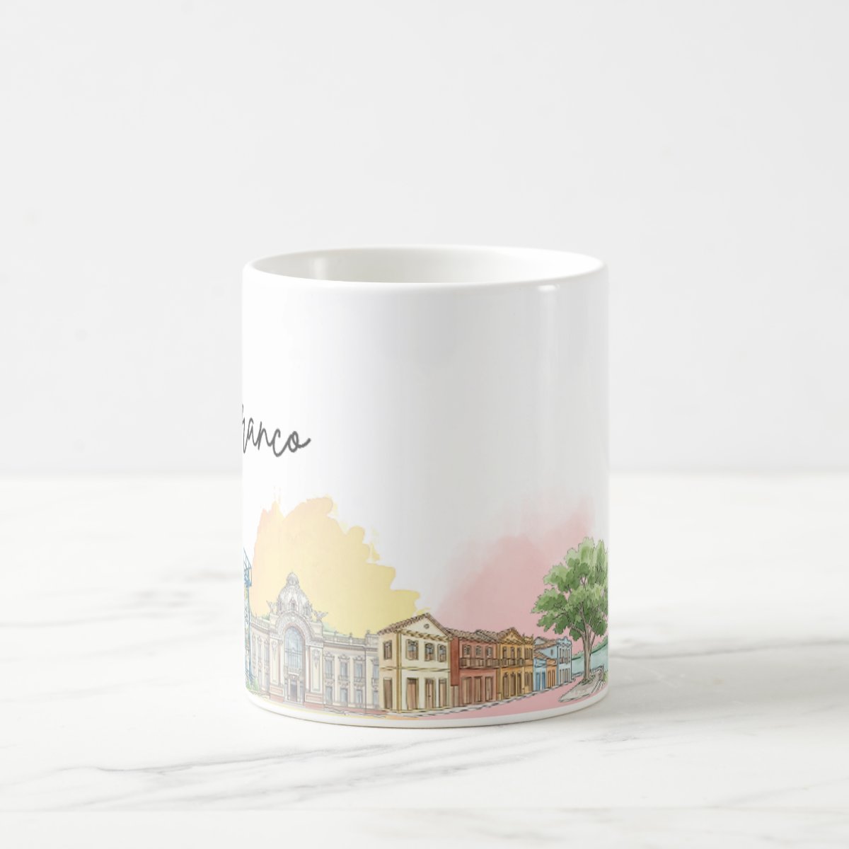 Caneca Personalizada Acre Lembrança Cidade Rio Branco