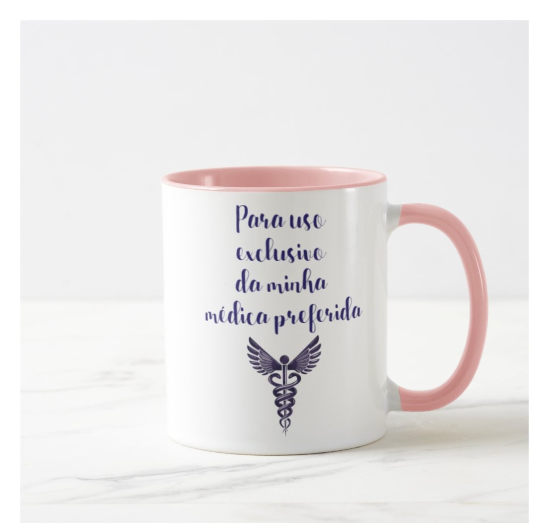 Caneca Uso Exclusivo da Minha Médica Preferida Personalizada