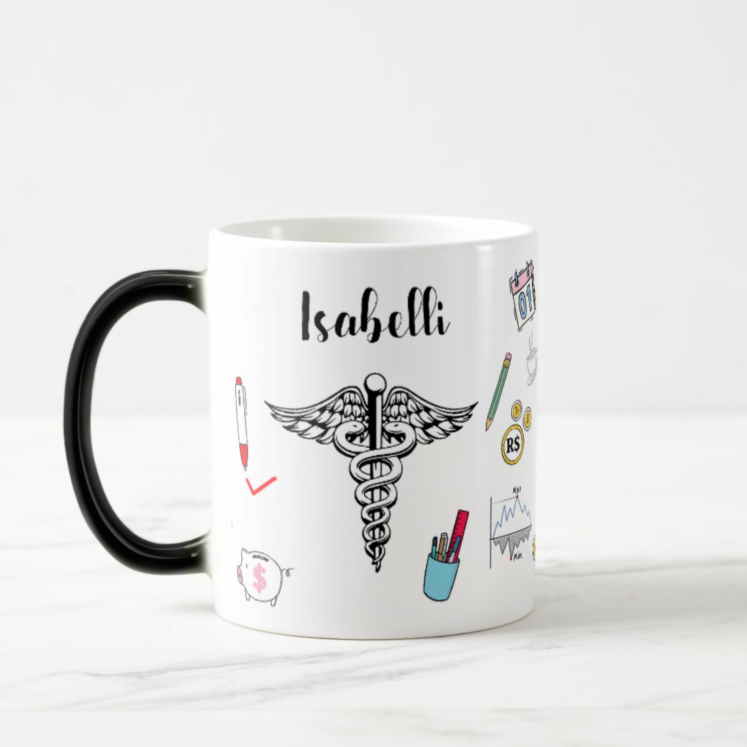Caneca Mágica Divertida Criativa para Contadores com Nome