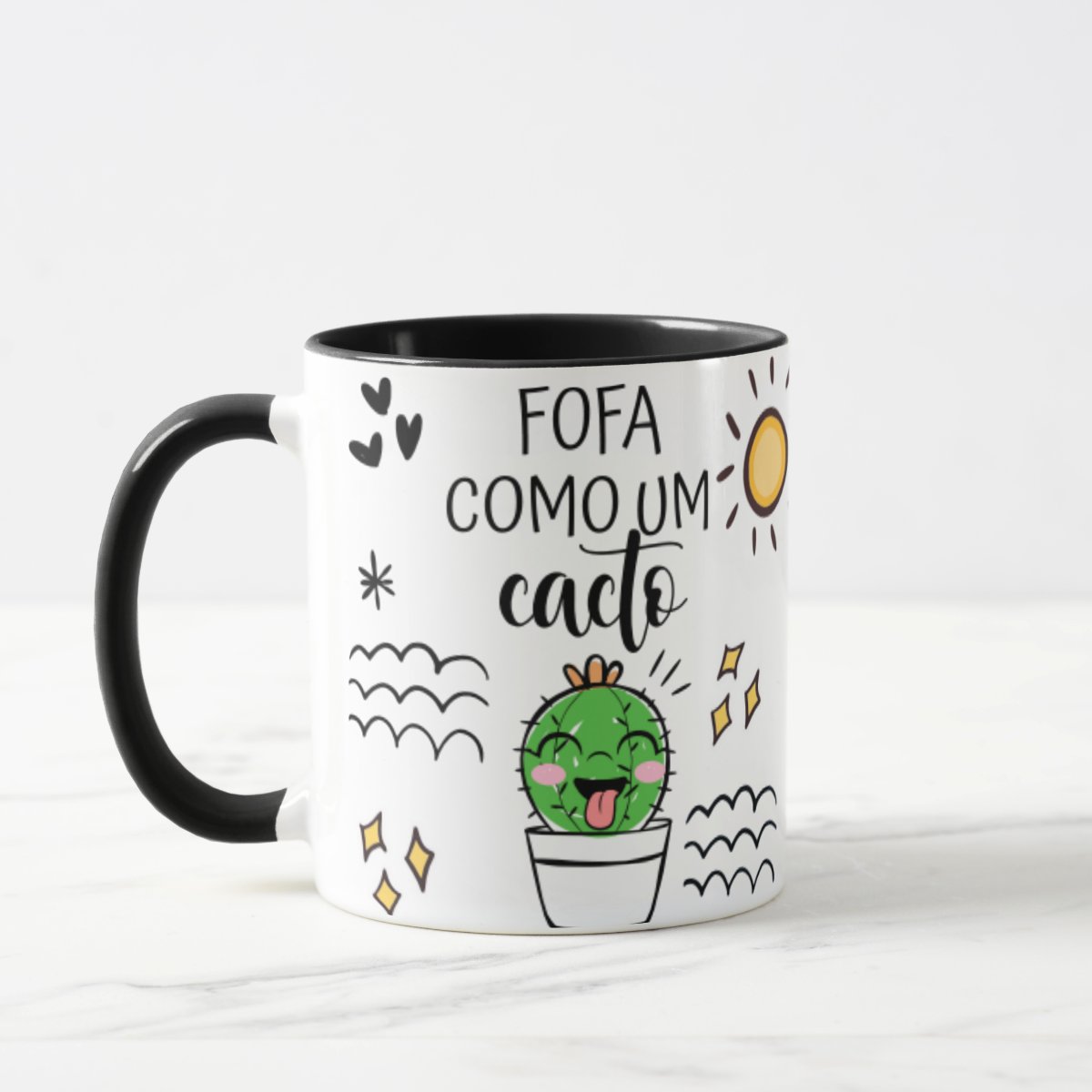 Caneca Divertida Presente Amiga Fofa Como Um Cacto - Outros (Amigo(a))