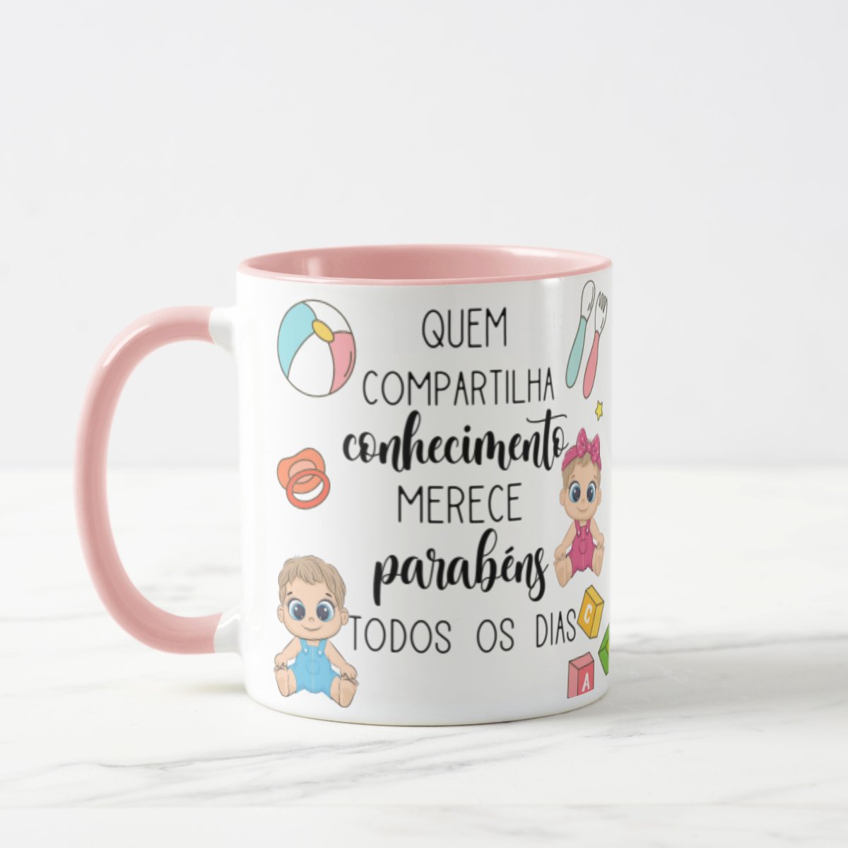 Caneca Presente Dia Dos Professores Para Professora Berçário
