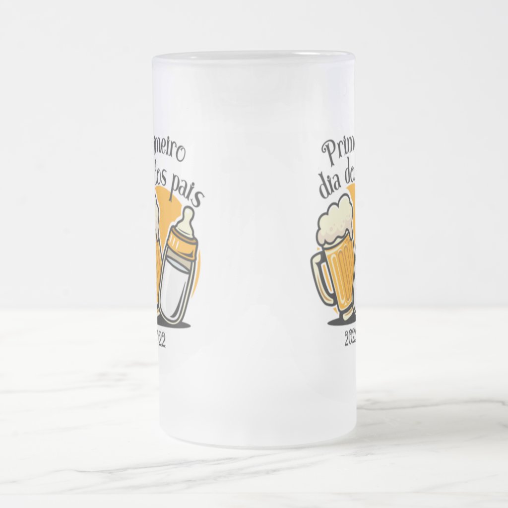 Copo De Cerveja Pai Cervejeiro Presente Primeiro Dia Dos Pai - Família (Pai)