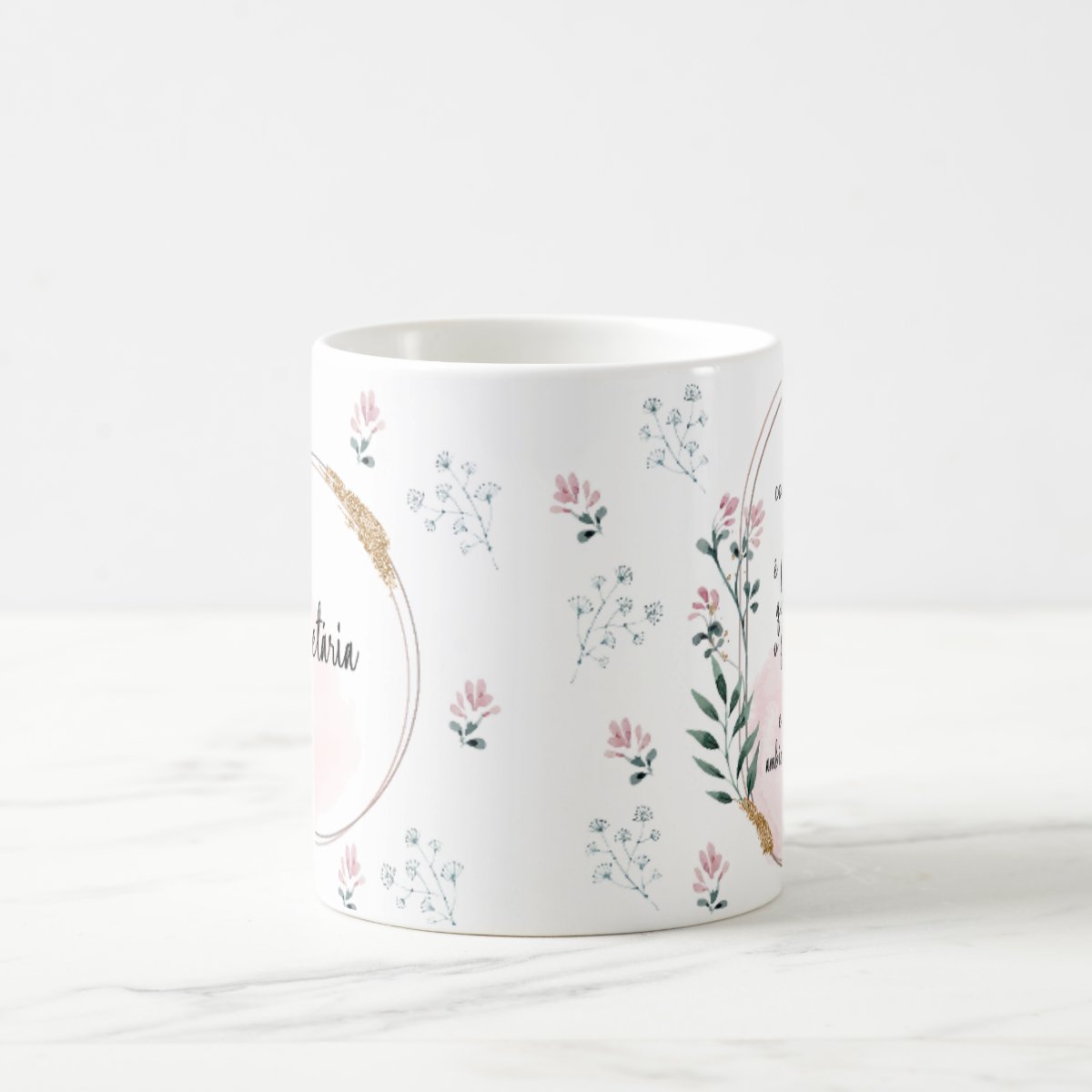 Caneca Feminina Delicada Presente Profissão Secretária