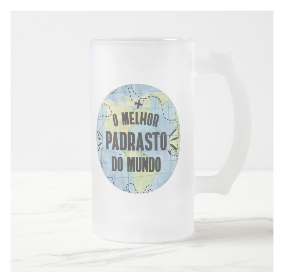 Copo De Cerveja Personalizado Para Padrasto - Dia Dos Pais