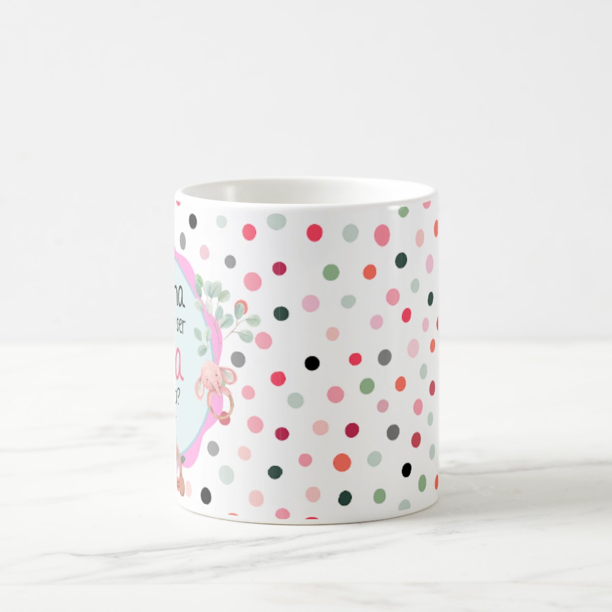 Caneca Especial Surpresa Revelar Nova Gravidez Família Tia